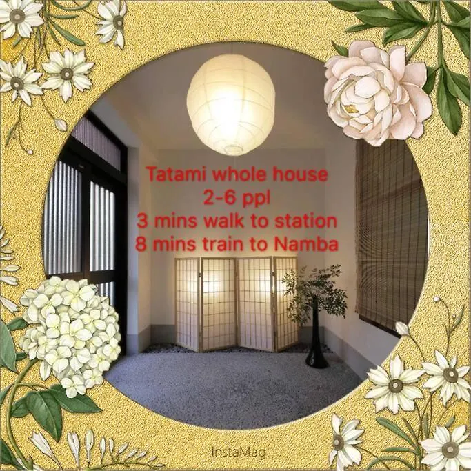 Osaka Senju2 Traditional Tatami Whole House 2-5 Ppl 3 Mins Walk To Station Ferienhaus